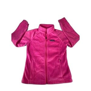 Columbia pink Girls’ Benton Springs™ Fleece Jacket large